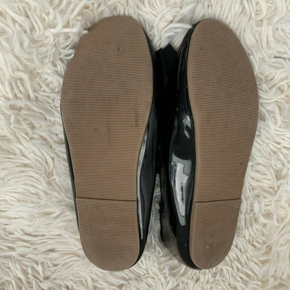 thee bron girls ballet flats mary jane black patent leather size 13 - Picture 6 of 8